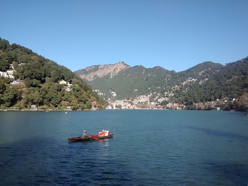 Boats on Naini Lake, Nainital