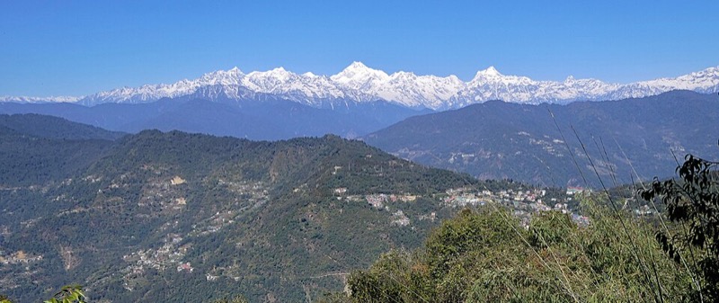 Kanchenjunga range seen from Gangtok