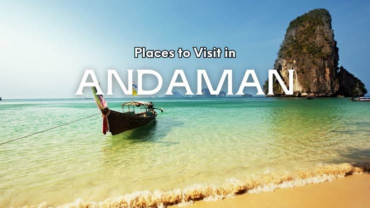 Longtail boat on a quiet Andaman beach