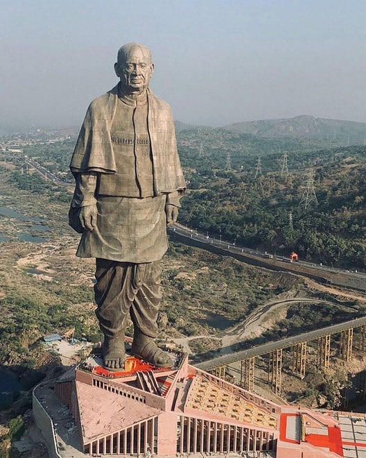 The Statue of Unity in Gujarat